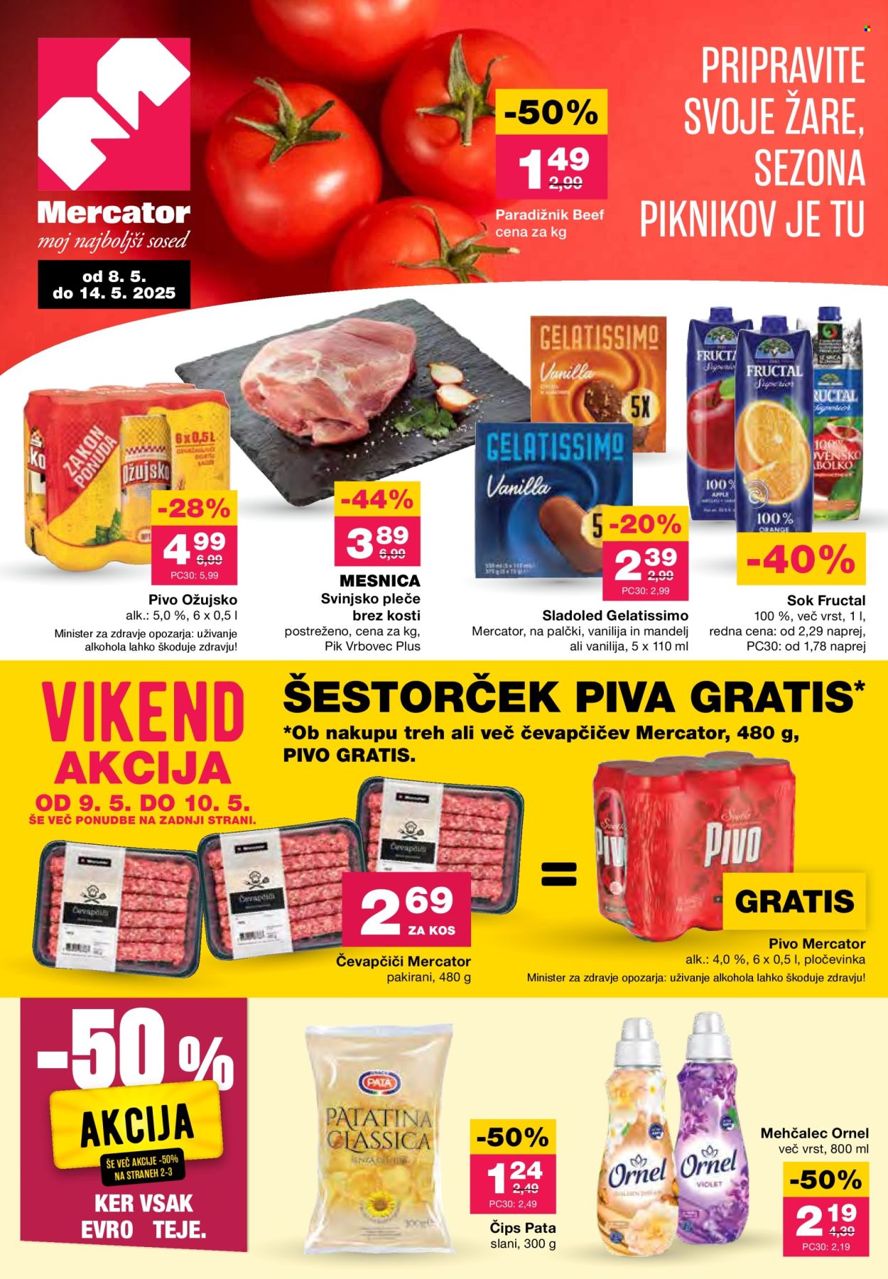 Mercator katalog - 8.5.2025 - 14.5.2025. Stran 1