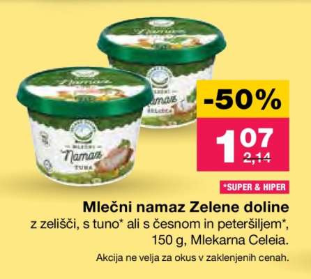 MLEČNI NAMAZ ZELENE DOLINE