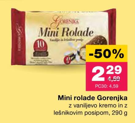 MINI ROLADE GORENJKA