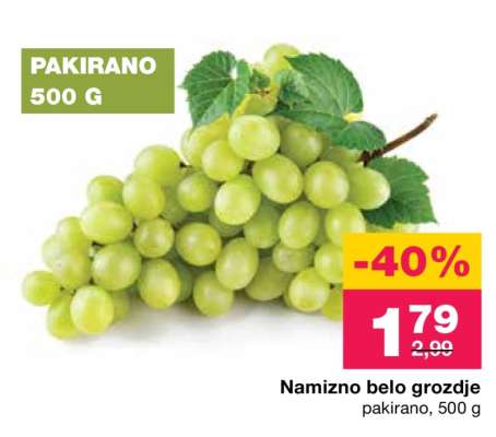 Namizno belo grozdje