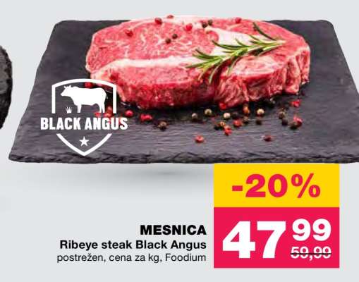 Ribeye steak Black Angus