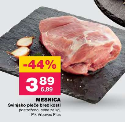 Svinjsko pleče brez kosti