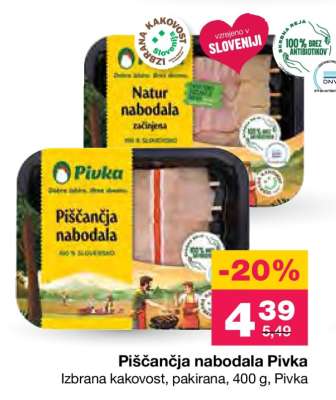 PIŠČANČJA NABODALA PIVKA