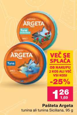 PAŠTETA ARGETA