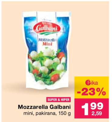 MOZZARELLA GALBANI