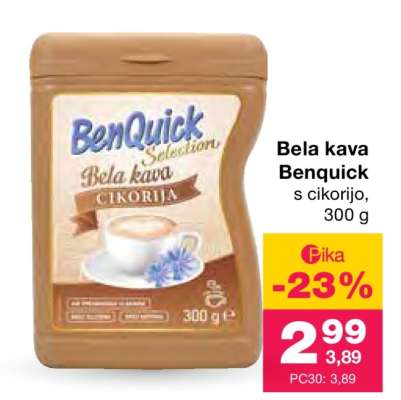 Bela kava Benquick