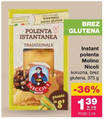 Instant polenta Molino Nicoli
