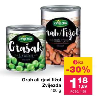 Grah ali rjavi fižol Zvijezda