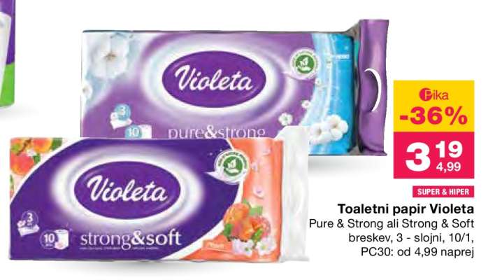 TOALETNI PAPIR VIOLETA