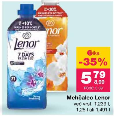 MEHČALEC LENOR