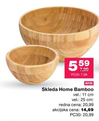 Skleda Home Bamboo
