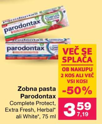 ZOBNA PASTA PARODONTAX