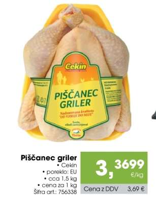 Piščanec Griler