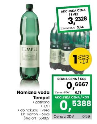 Namizna Voda Tempel