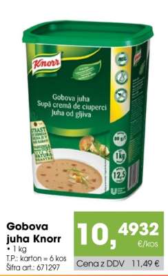 Gobova juha Knorr
