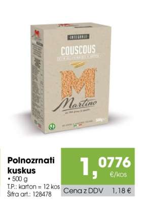 Polnozrnati kuskus