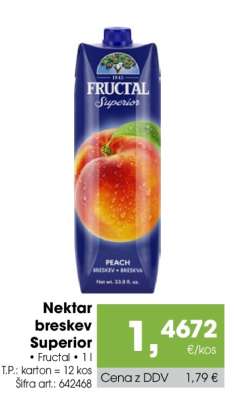 Nektar breskev Superior