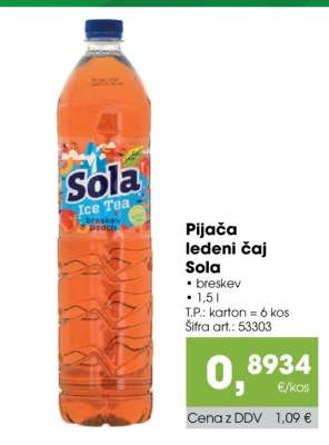 PIJAČA LEDENI ČAJ SOLA
