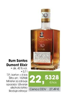 Rum Santos Dumont Elixir