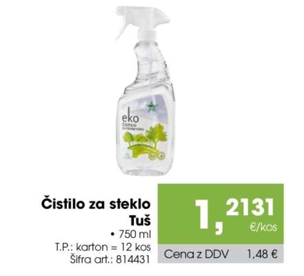 Čistilo za steklo Tuš