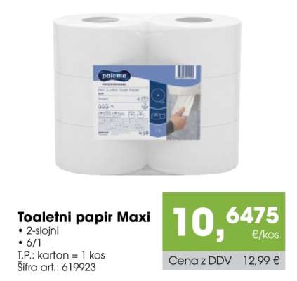 Toaletni papir Maxi