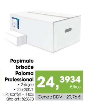 Papirnate brisače Paloma Professional
