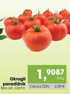 OKROGLI PARADIŽNIK