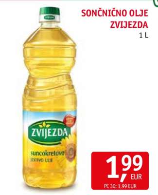 SONČNIČNO OLJE ZVIJEZDA
