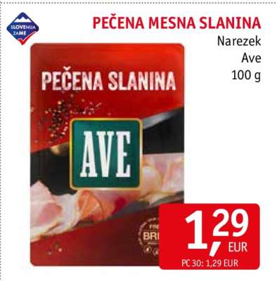 PEČENA MESNA SLANINA