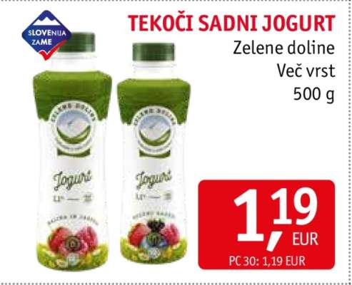 TEKOČI SADNI JOGURT