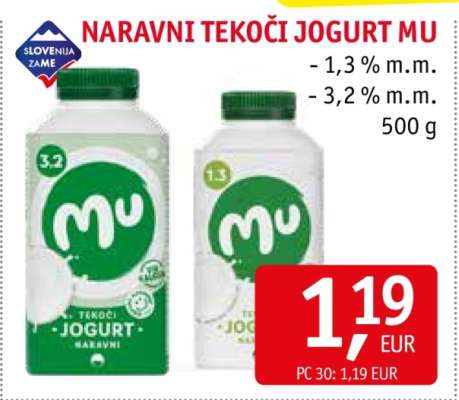 NARAVNI TEKOČI JOGURT MU