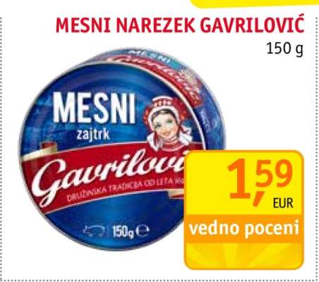 MESNI NAREZEK GAVRILOVIĆ