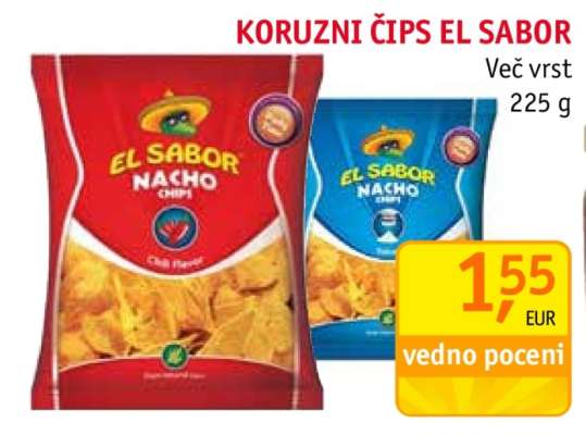 Koruzi čips El Sabor