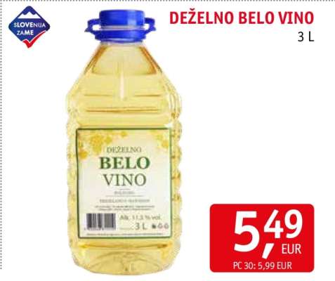 DEŽELNO BELO VINO