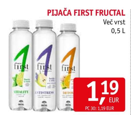 PIJAČA FIRST FRUCTAL