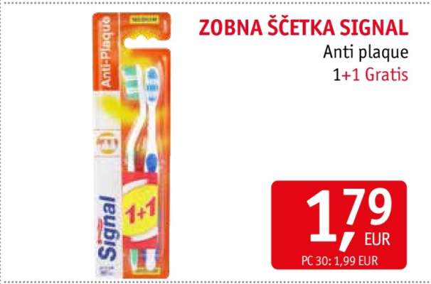 ZOBNA ŠČETKA SIGNAL