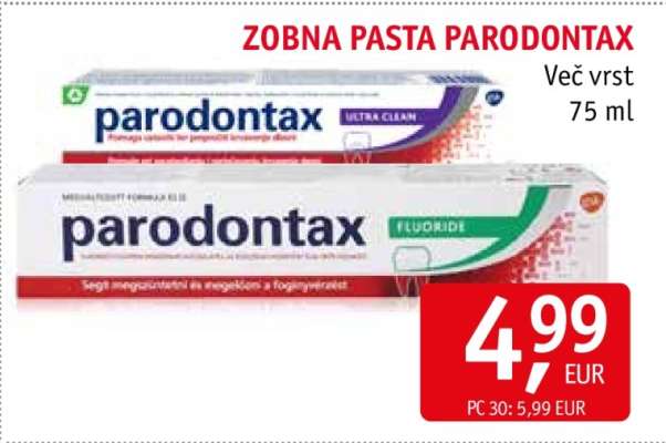 ZOBNA PASTA PARODONTAX