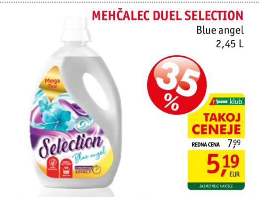MEHČALEC DUEL SELECTION Blue angel