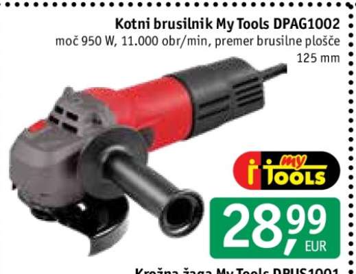 Kotní brusilnik My Tools DPAG1002