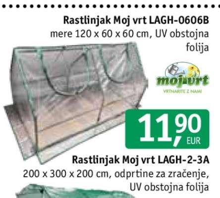 Rastlinjak Moj vrt LAGH-0606B