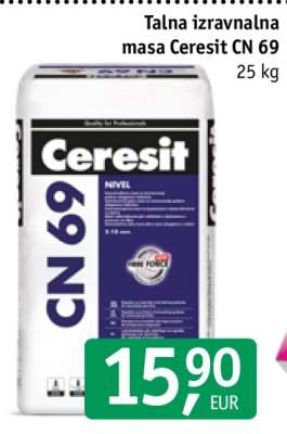 Talna izravnalna masa Ceresit CN 69