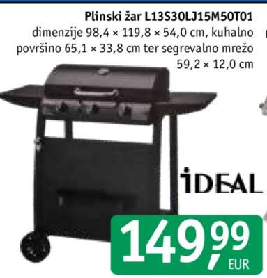 Plinski žar L13S30LJ15M50T01