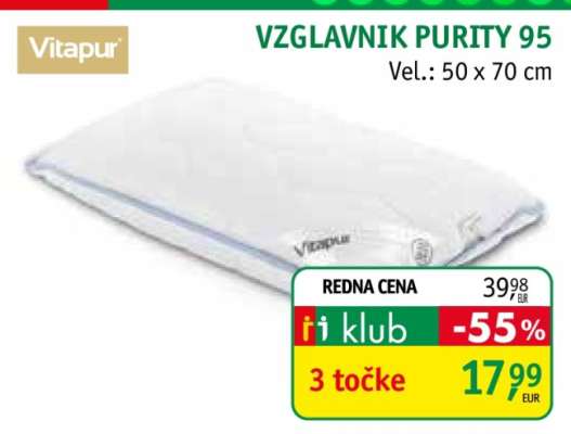 Vzglavnik Purity 95