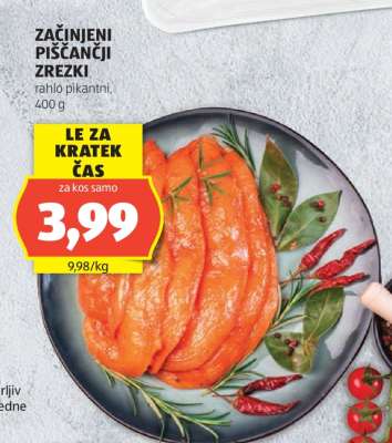 Začinjeni piščančji zrezki