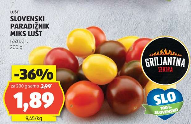 Slovenski paradižnik miks Lušt