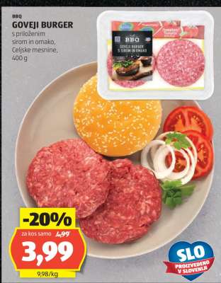 BBQ Goveji Burger