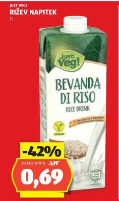 Just Veg! Rižev Napitek