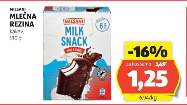 Milsani Mlečna Rezina