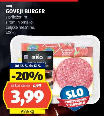 Goveji burger