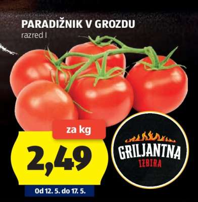 PARADIŽNIK V GROZDU